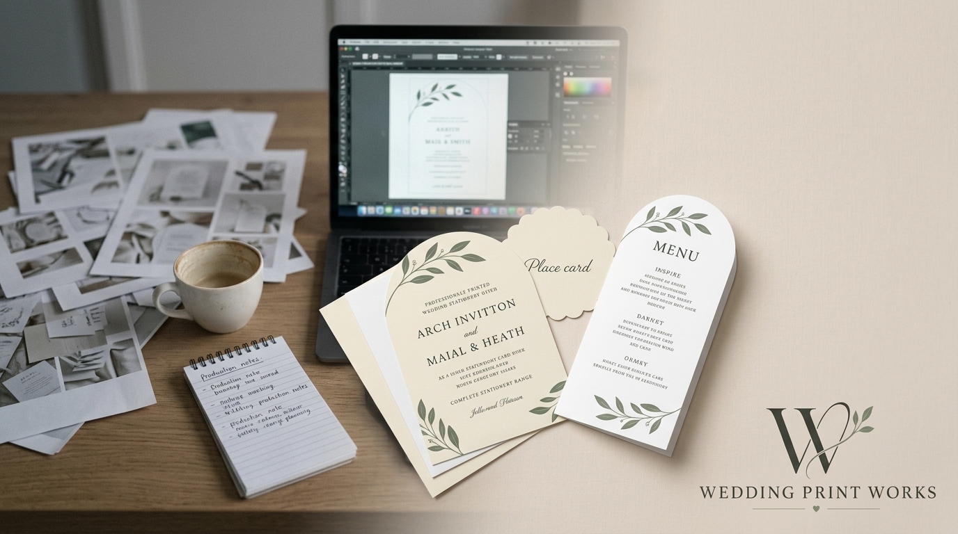 Design wedding stationery without worrying about how you’ll produce it