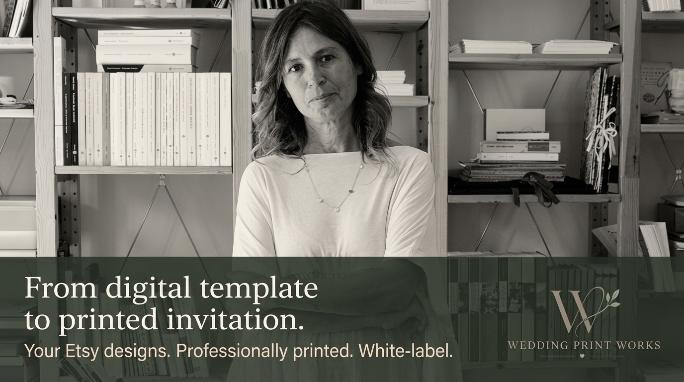 Printed wedding stationery in a coordinated collection