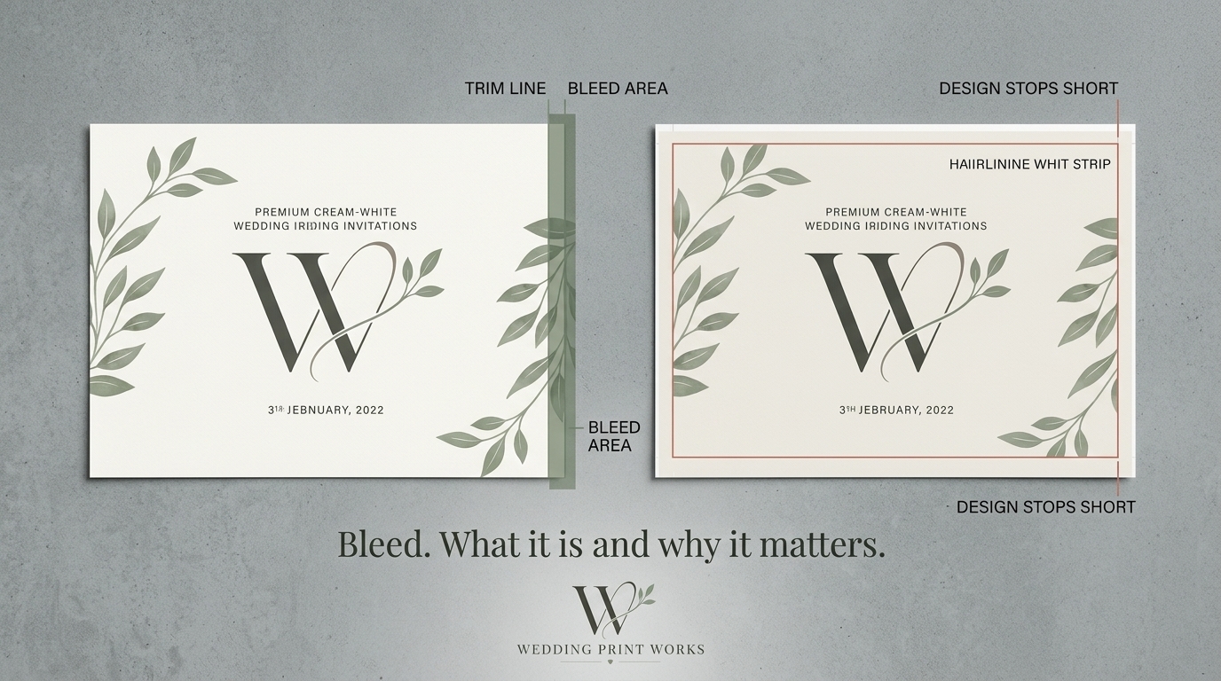 What Is Bleed and Why Does Wedding Stationery Need It?